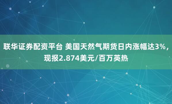 联华证券配资平台 美国天然气期货日内涨幅达3%，现报2.874美元/百万英热
